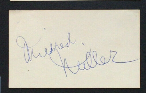 Mildred Miller Signed Card / Autographed Opera Singer