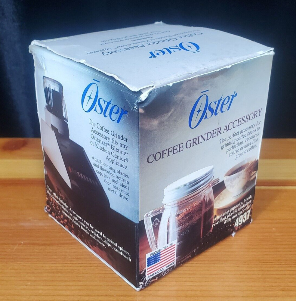 Oster Coffee Grinder Accessory #4937 for Osterizer Blender Open Box Un-used