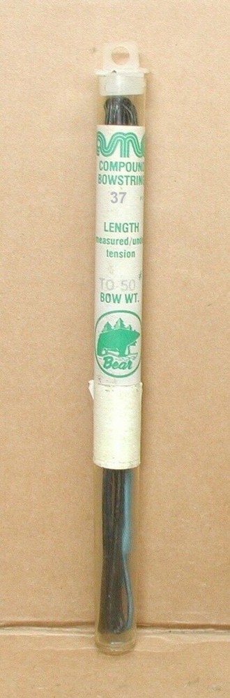 Original Bear Archery Compound Bow Replacement String - 37" - To #50