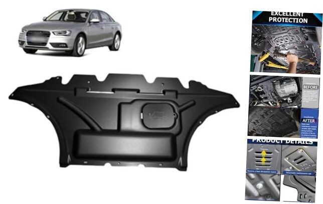 Front Engine Splash Shield Fit for Audi A4 S4 RS4 2009-2016 Engine Case Guards