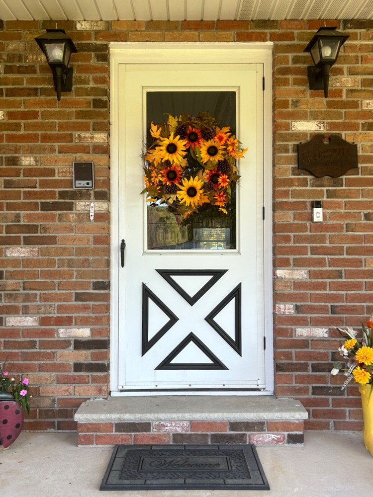 Extra Large 26" Farmhouse Handmade Sunflower Fall Wreath