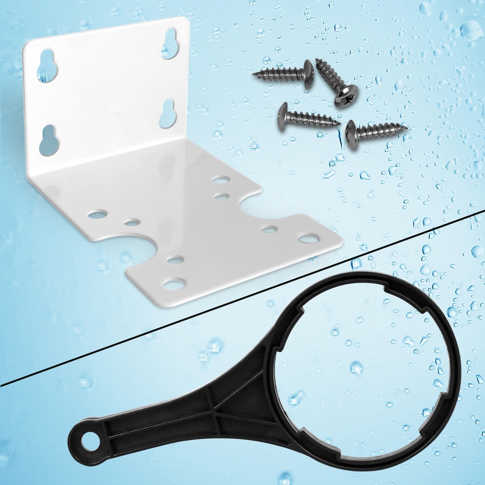 20" x 2.5" Clear Standard Whole House Water Filter System with Sediment Filter