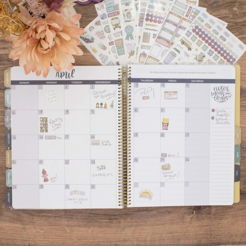 Planner Stickers | Teacher Pack | Cool Tones