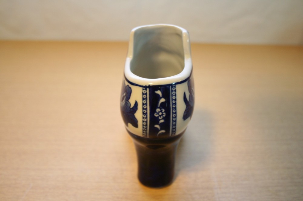 Delft Style High Heel Shoe Decorative Planter