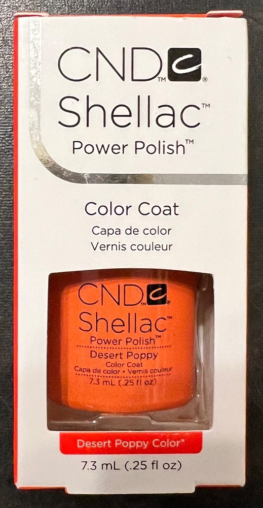 CND Shellac Power Polish (Desert Poppy Color)