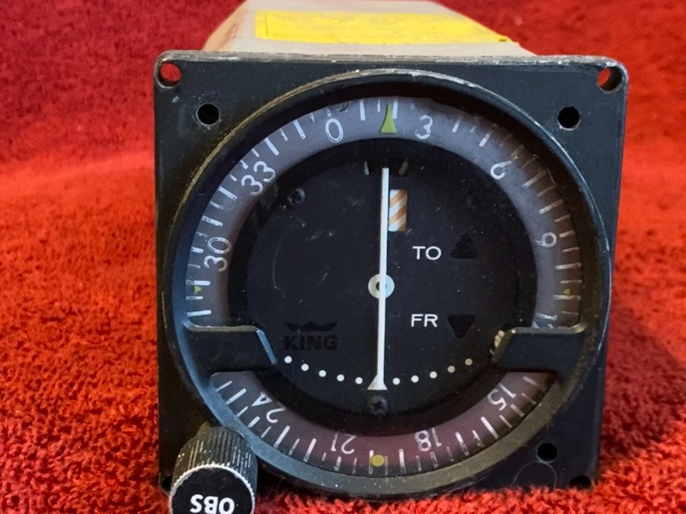 KING KI 201C COURSE SELECT INDICATOR P/N 066-3008-02 CORE