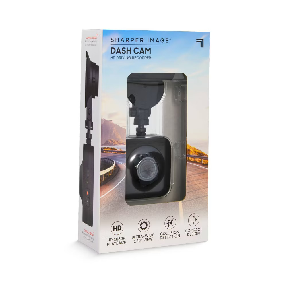 Sharper Image Dashboard Cam HD Driving Recorder