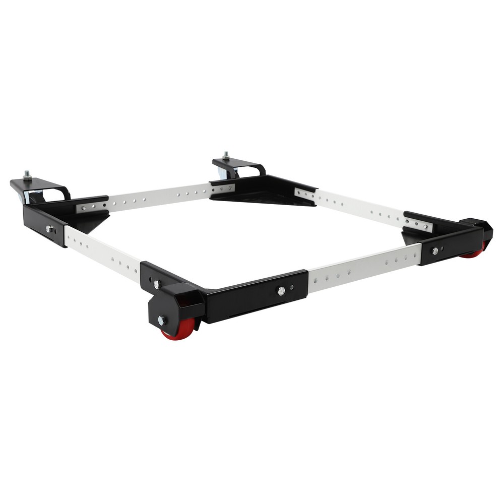600lbs Adjustable Mobile Base Heavy Duty Rectangular Mobile Base w/ Wheels New