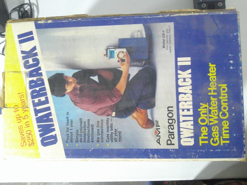 Paragon QWATERBACK II Natural Gas Water Heater Setback Control QB-II 24 hr Dial