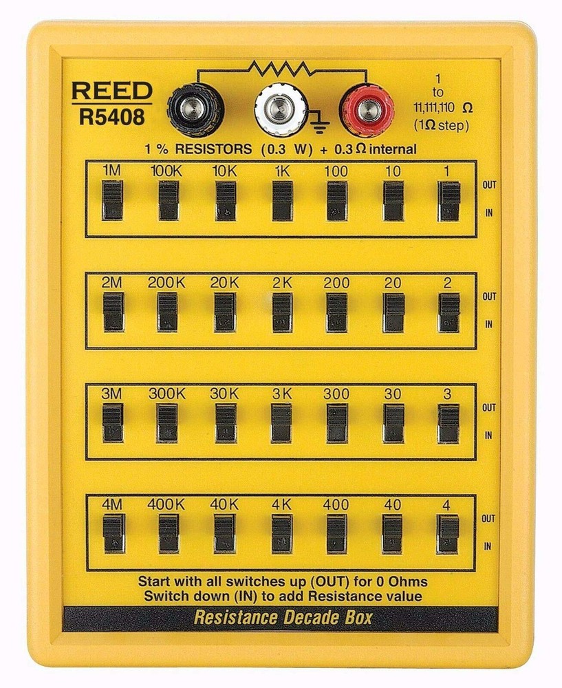 REED Instruments R5408 Resistance Decade Box