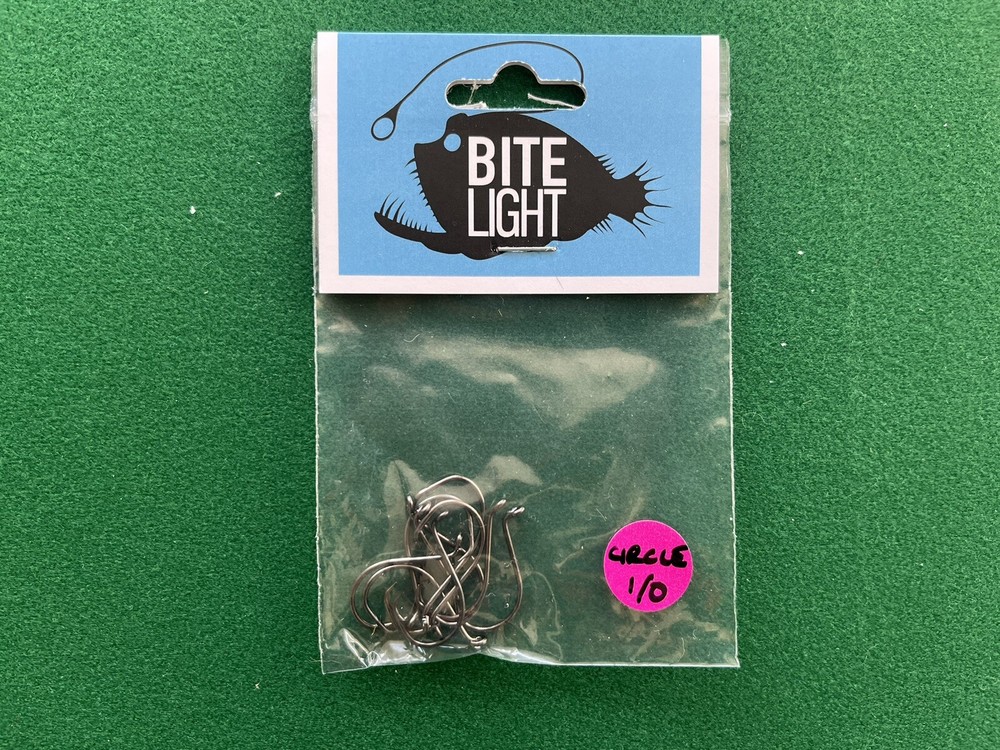 Circle Hooks size 1/0 - Bitelight Perchmaster 10 pack
