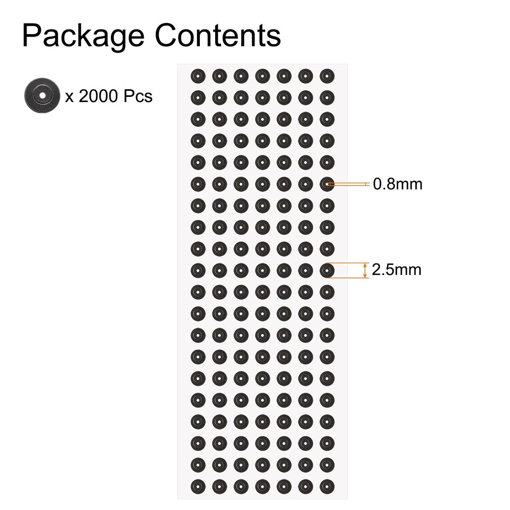2000Pcs 3D Scanner Markers 0.8mm for 3D Scanner, 3D Tracking Dots