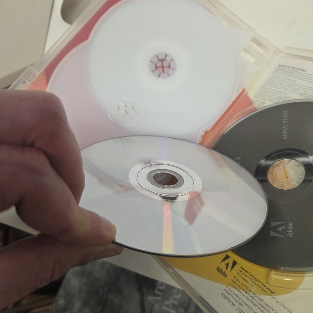 Adobe Creative Suite 3 Design Premium, 3 Disc Set, Box & Paperwork