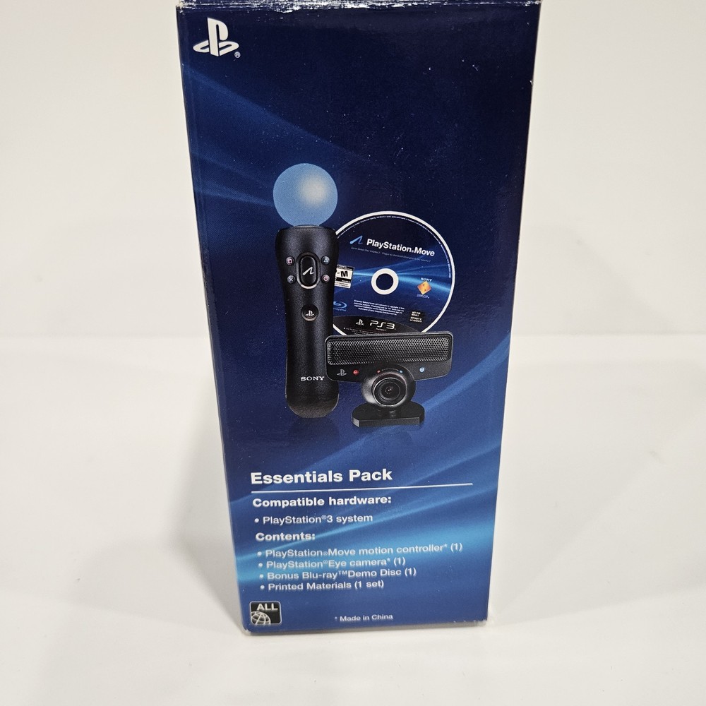 Sony Playstation 3 Move Essentials Pack PS3 Motion Control Eye Camera Complete