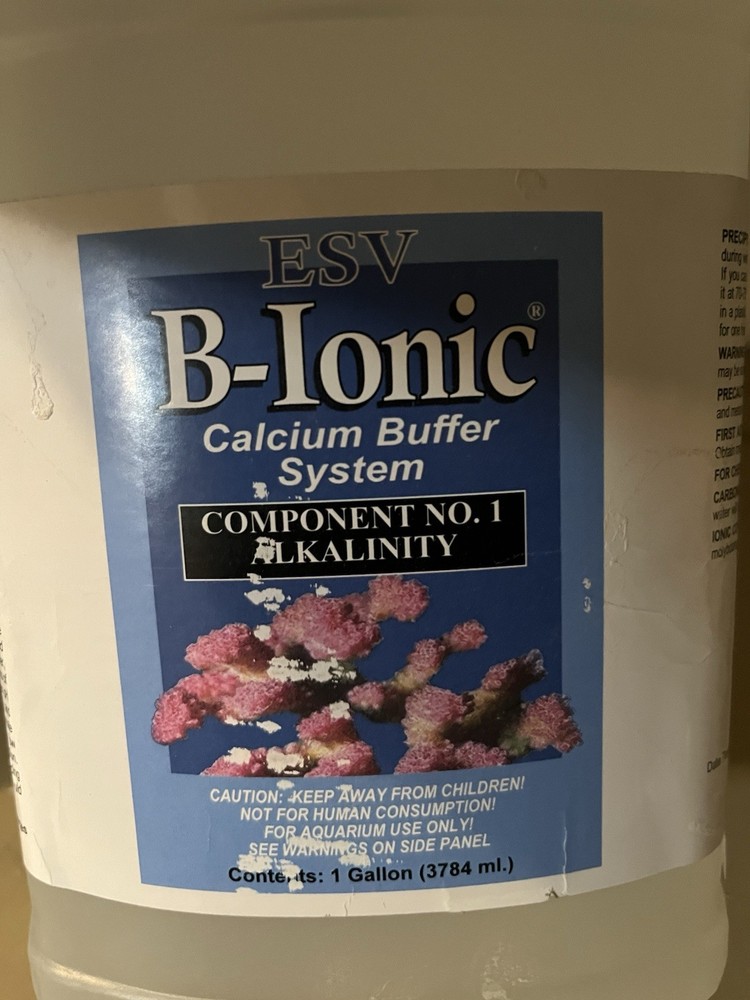E.S.V. B-Ionic Calcium Buffer System Part 2 - 1 Gallon Calcium Refill