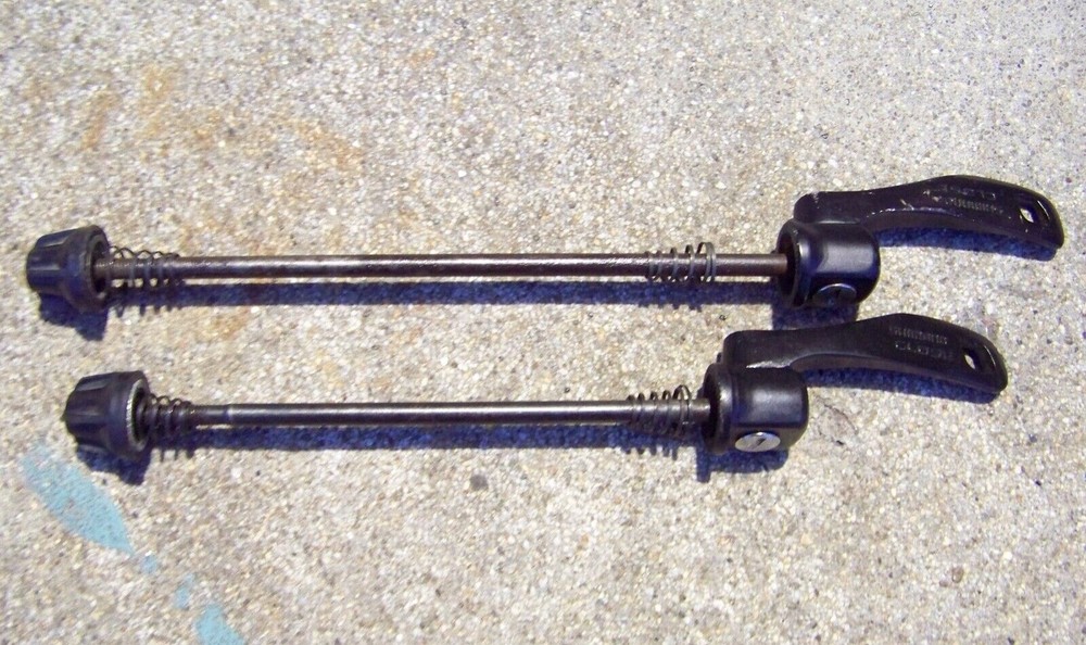 Shimano Black Quick Release/ Skewer Set