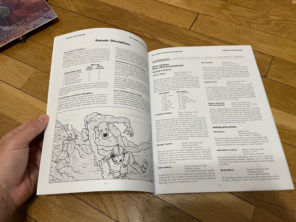 Dungeons & Dragons: Basic Psionics Handbook OSR B/X D&D