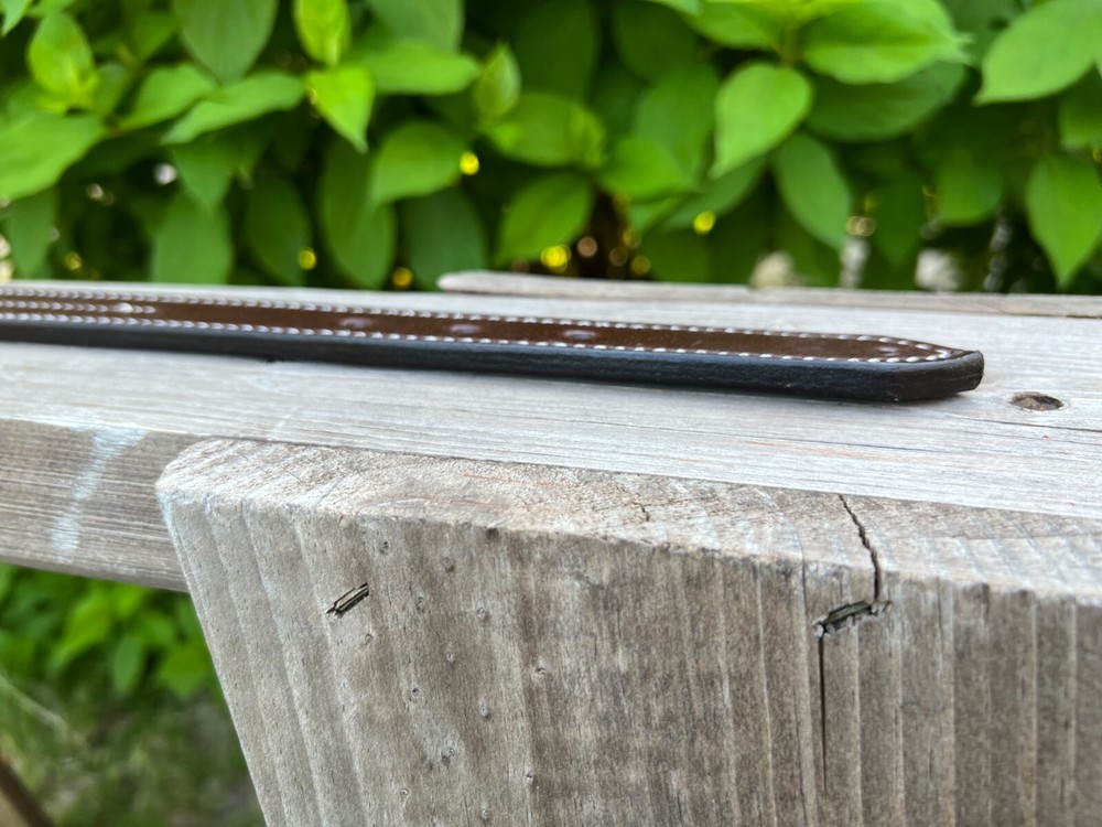Halter Brown Leather Crown Strap - Available in 3 Sizes
