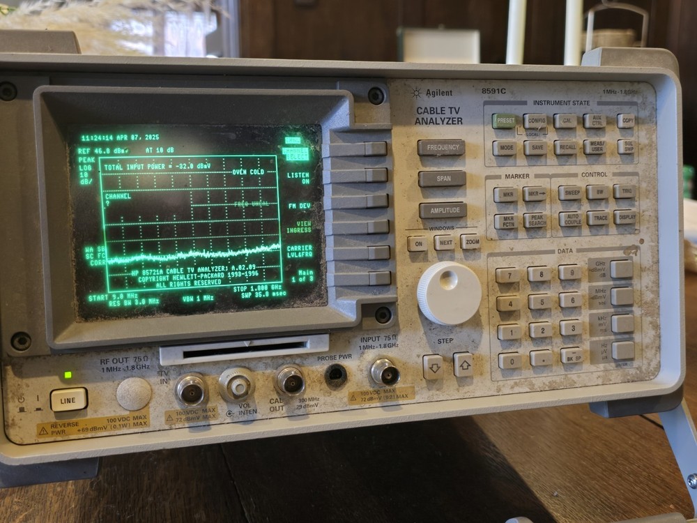 HP Agilent Cable TV Analyzer Model 8591C