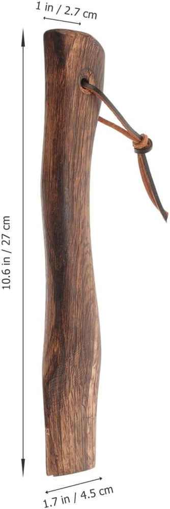 Wood Axe Handle Replacement Short Hatchet Handle 10.63 Inch Comfortable Grip Eas