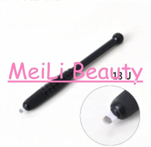 10 Pcs Disposable Permanent Makeup Tattoo Manual Microblading Blade Pen Machine