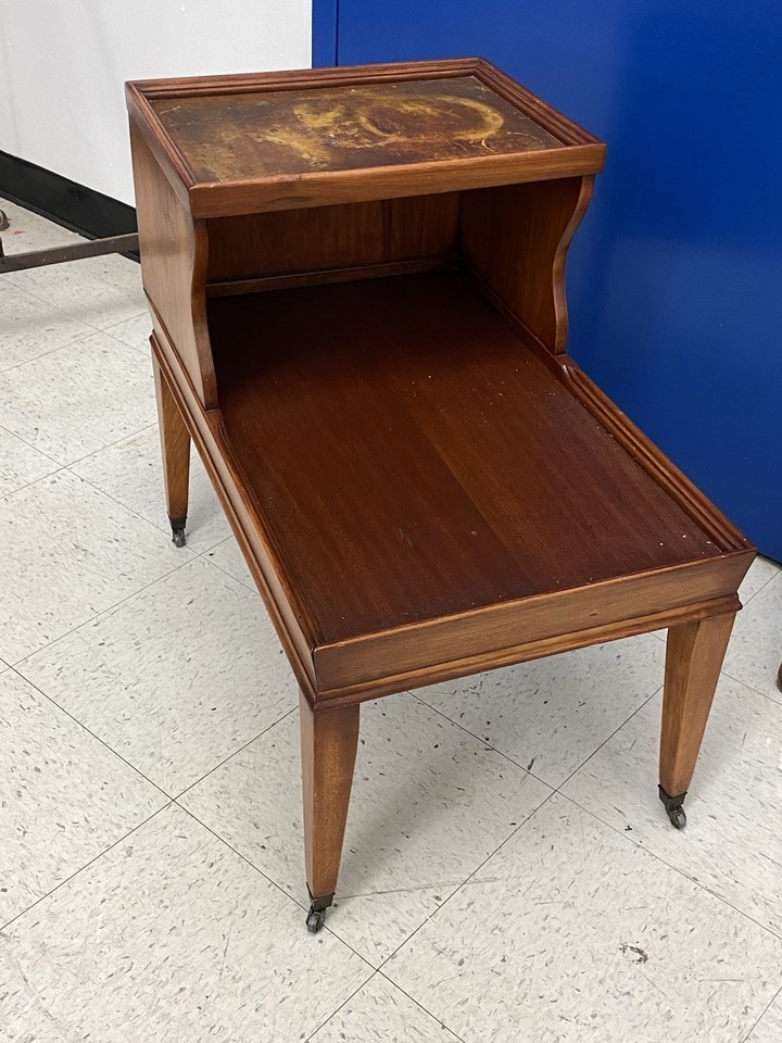 ANTIQUE MID CENTURY TELEPHONE TABLE