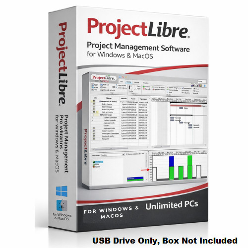 Project Management Software - Gantt Charts, Task Tracking, Project Timelines USB