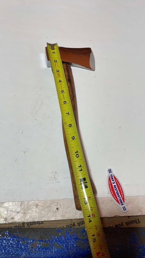 PicSolingen Germany Hatchet restored, polished