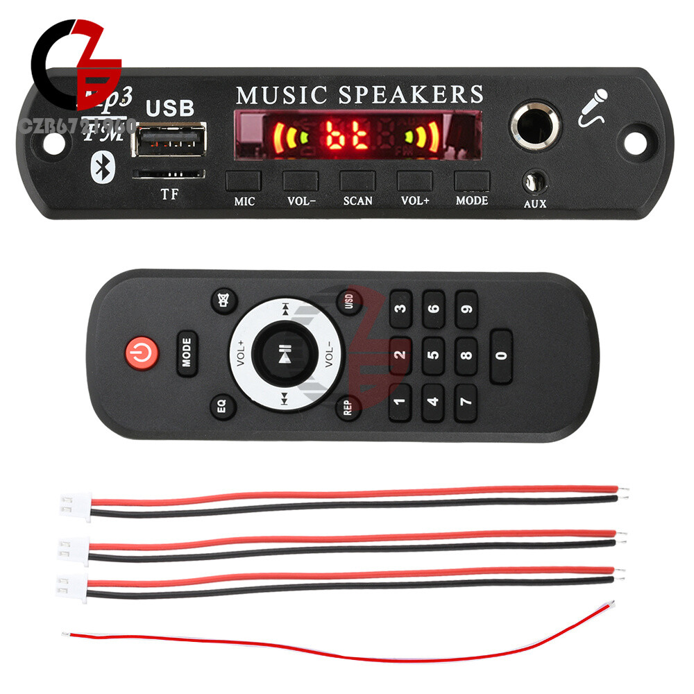 Bluetooth Audio Decoder Board Car Audio USB TF FM Radio Module MP3 Music Player