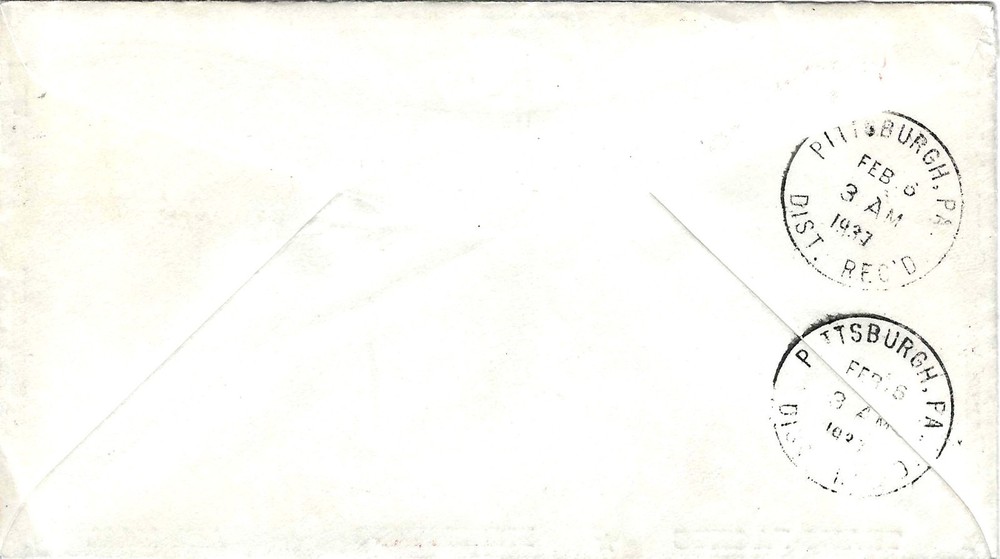 FDC # C22-33 -- China Clipper -- Klotzback