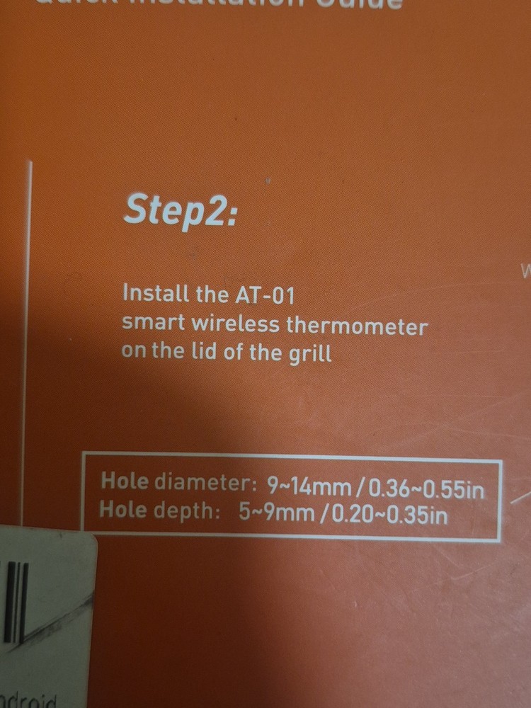 InteliTopia AT-01 Smart Wireless BBQ Thermometer