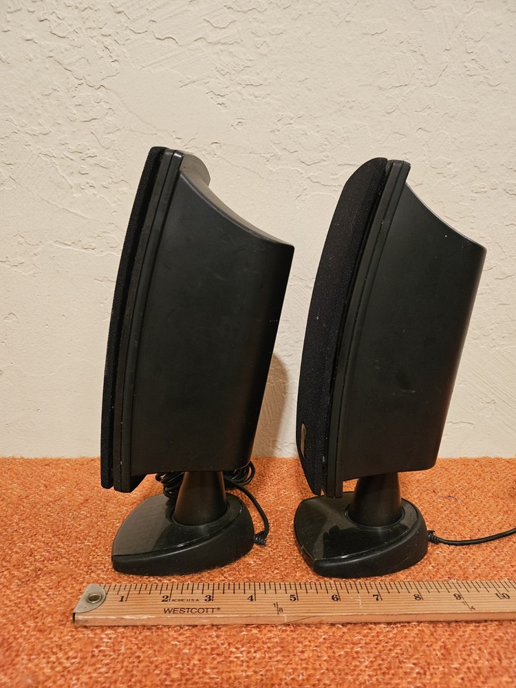 2 Vintage Acoustic Authority Computer SpeakersTested & Working Matching set