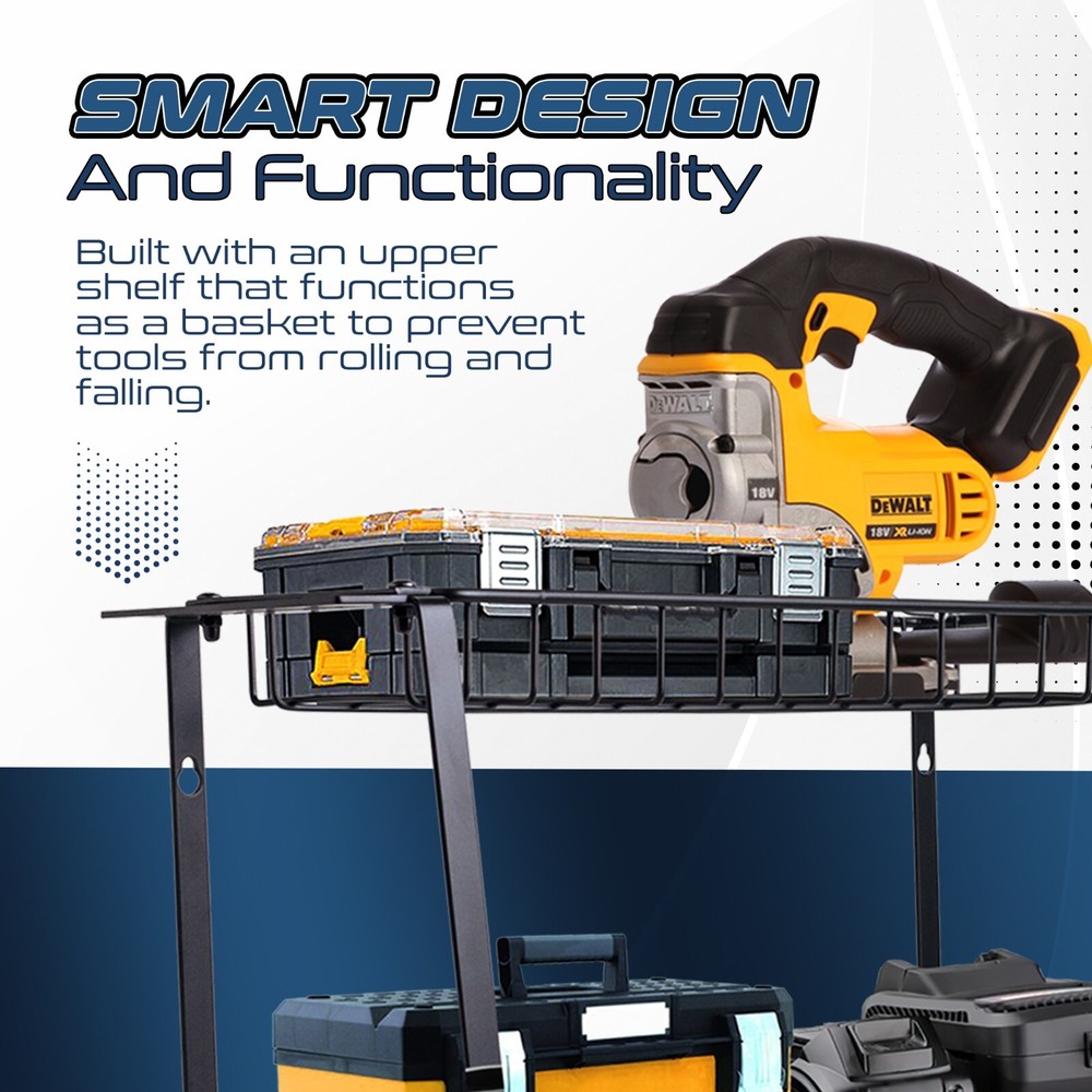 Power Tool Organizer Wall Mount - Tool Organizer with Drill Holder