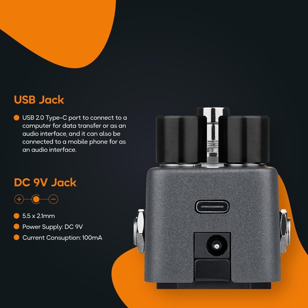 Valeton GP-5: Multi-Effects Processor with IR Loader, Bluetooth & USB Audio