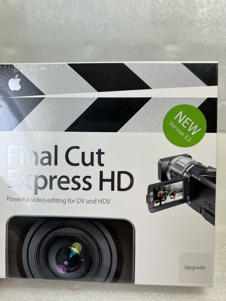 New Apple Final Cut Express HD Upgrade MA264Z/A VERSION 3.5 Software