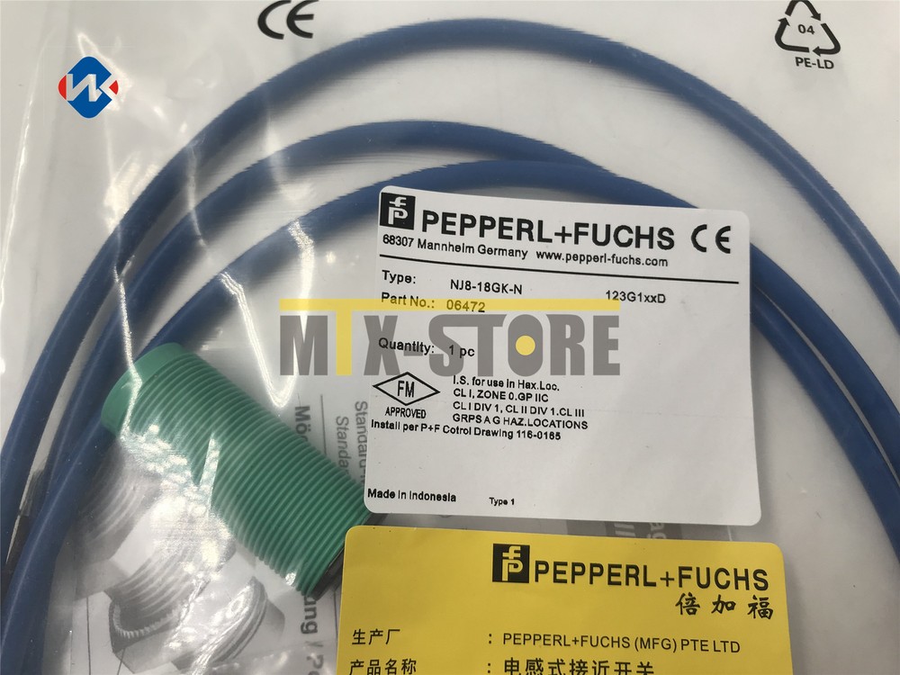 1QTY Brand New Pepperl+Fuchs Nj8-18GK-N Nj818GKN Sensor&Proximity Switch
