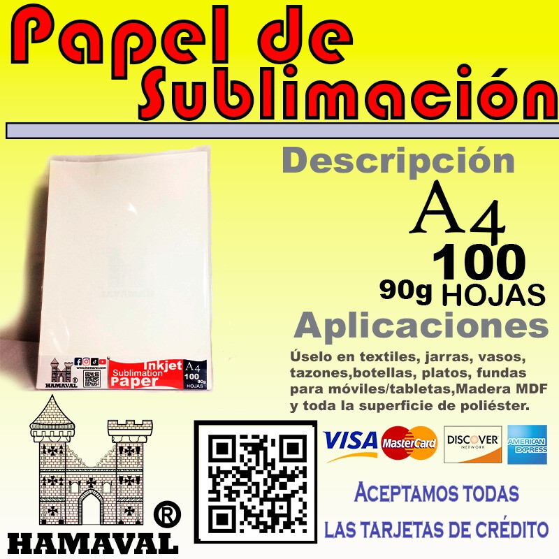 Sublimation Paper Inkjet A4 90g. for craft projects 