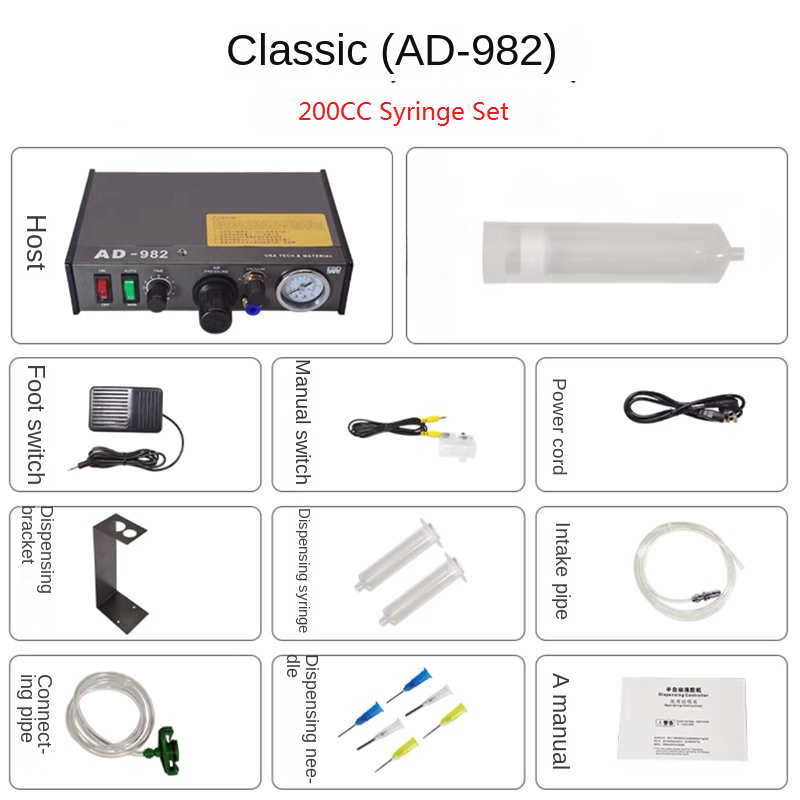 Quantitative Dispensing Machine Semi-Auto Glue Dispenser Pneumatic Handheld Tool