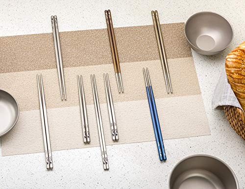 Titanium Ti5634 Portable Solid Square Handle Chopsticks ●●●●●●● 's 18th Anniv...
