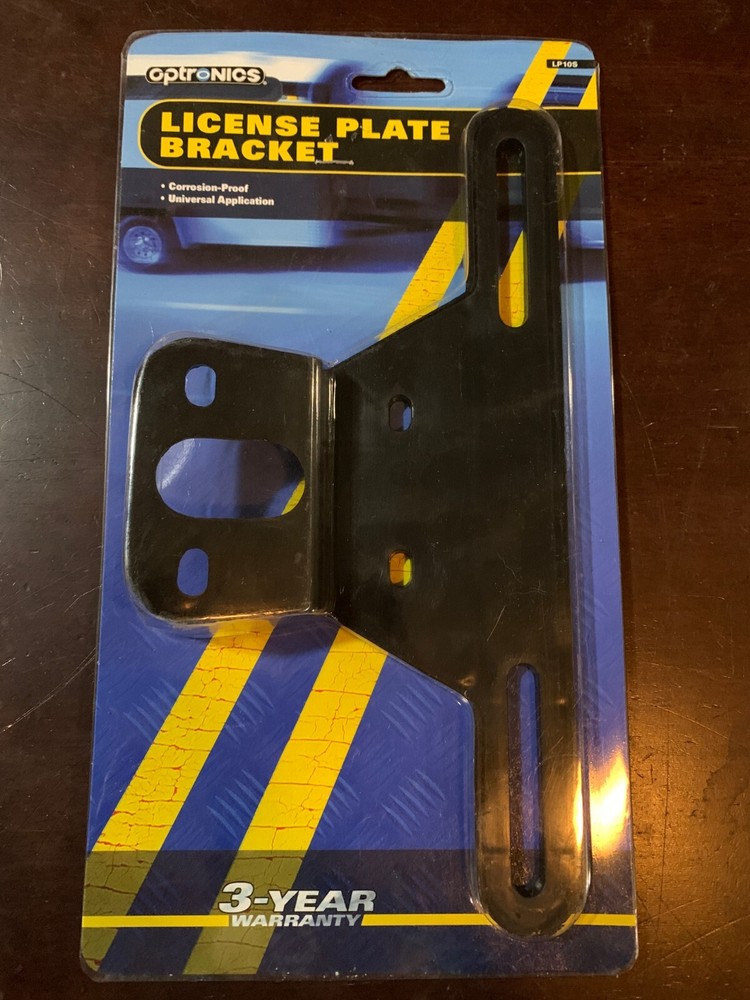 LICENSE PLATE BRACKET corrosion-proof/universal Optronics LP10S NEW!