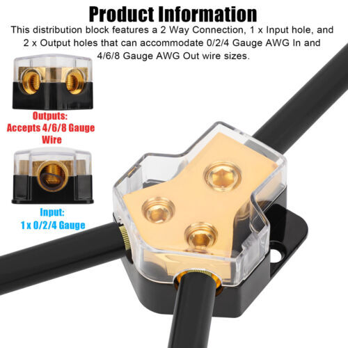 2x Distribution Block Security Reliability Power Distribution Various Vehicles