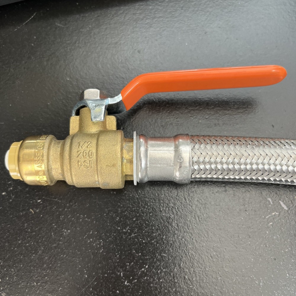 SharkBite 1/2 in. Push-to-Connect x 3/4 in. FIP x 18 in. Braided Stainless Stee