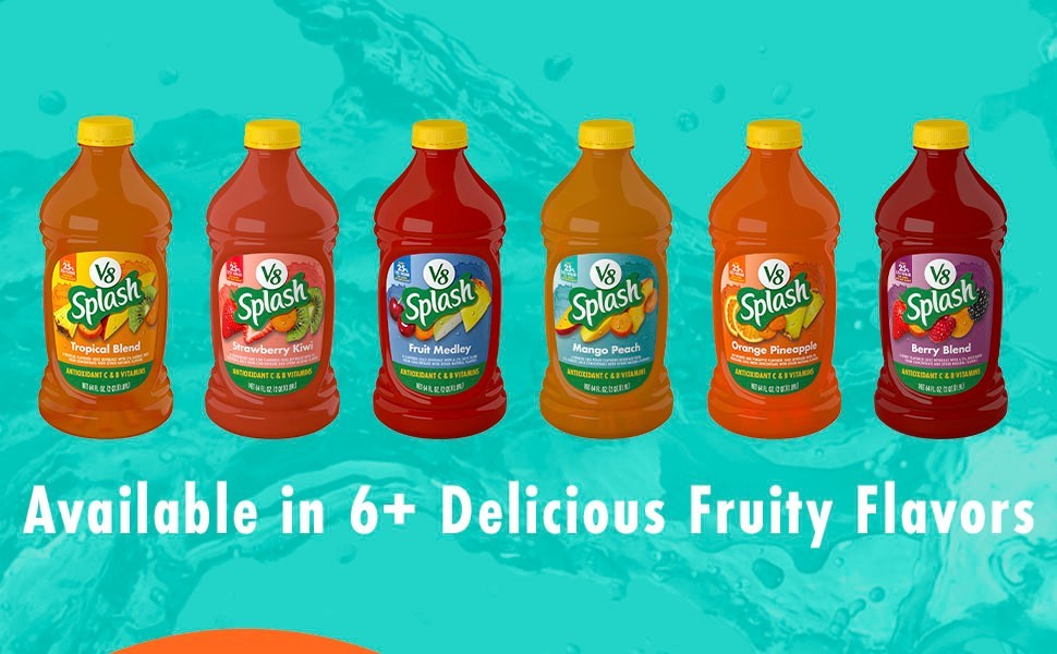V8 Splash Mango Peach Flavored Juice 64 fl oz Fruit Drink