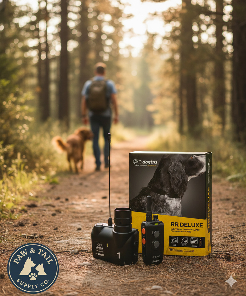 Dogtra Remote Release Deluxe Remote Launcher Black Advanced Training System for