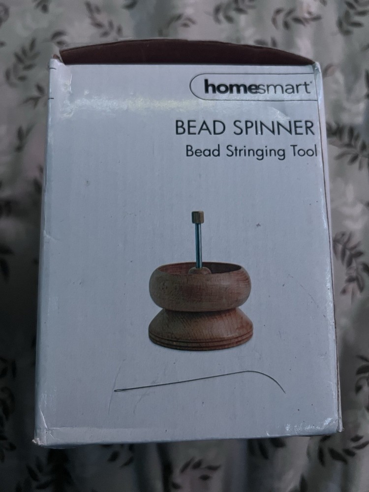 homesmart Bead Spinner Bead Stringing Tool for Jewelry Making with Curved Needle