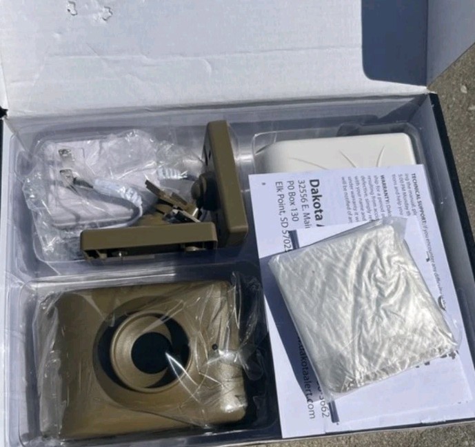 Dakota Alert DCR-2500 Wireless Receiver Security w/ AC Adaptor & Manual