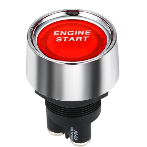 Start Engine Button car Dc 12v 50a Car Start Engine Button Light Switch Red