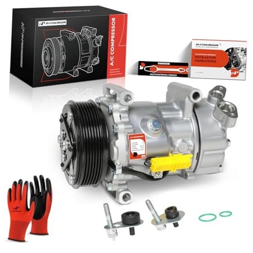 Air Conditioner AC Compressor with Clutch Compatible with Mini Cooper 2007