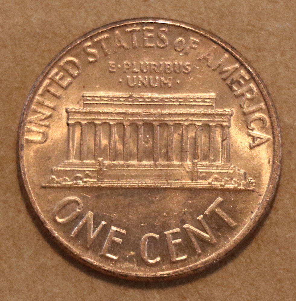 1967 Lincoln Memorial cent BU