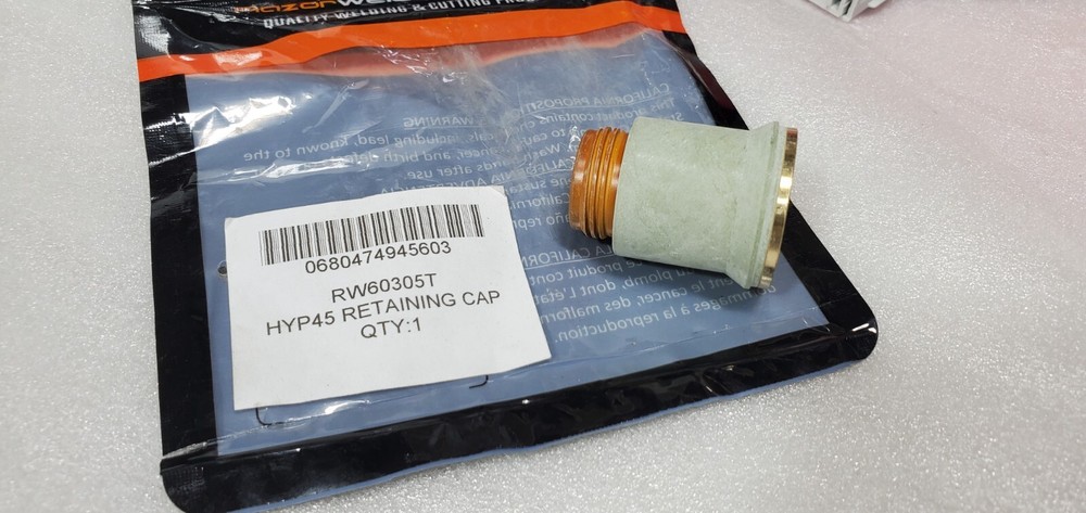 RW60305T Razorweld HYP45 Outside Nozzle - Retaining Cap New.